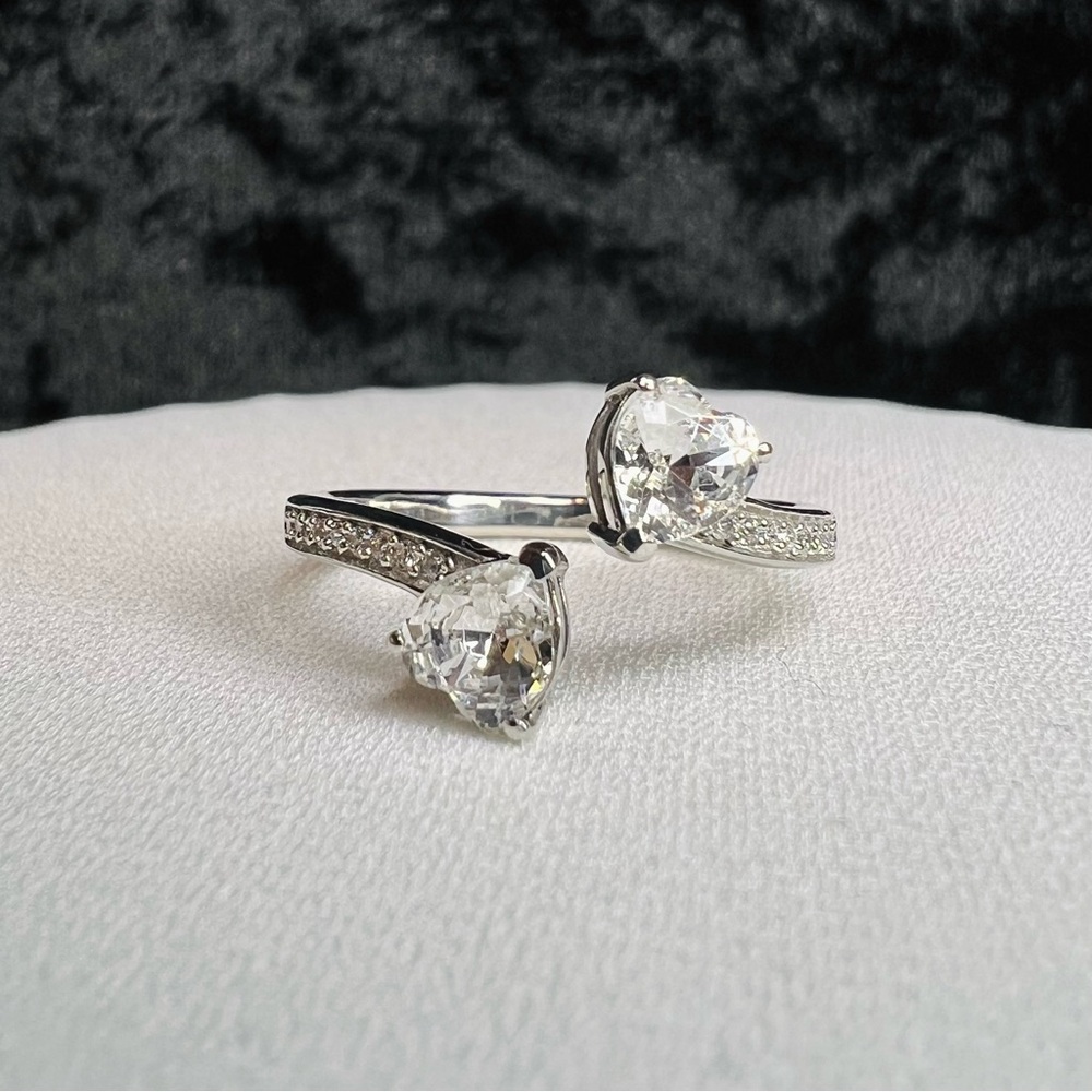 Sterling Silver Swarovski Crystal Ring